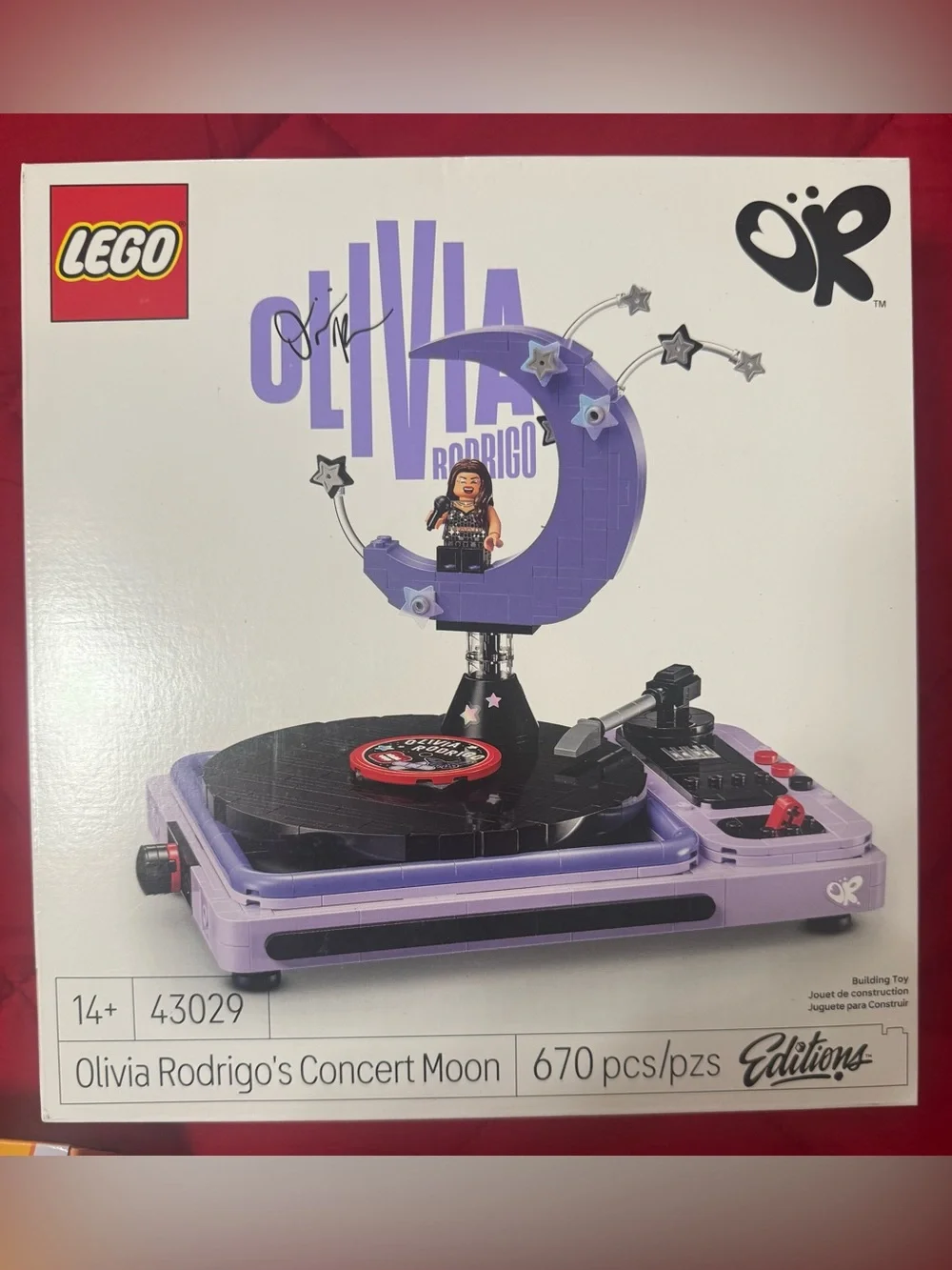 LEGO Olivia Rodrigo Concert Moon Playset - Purple, Black, Red